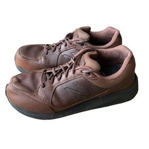 New Balance Mens 928 Brown Leather Walking Shoes Size 11
